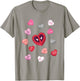 Marvel Deadpool Valentine's Day Heart Candies Chest Logo T-Shirt - T-Shirt | Sand