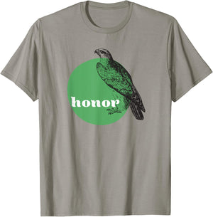 Falconry | Honor | Peregrine Falcon | UAE | Dubai | Desert T-Shirt - T-Shirt | Sand