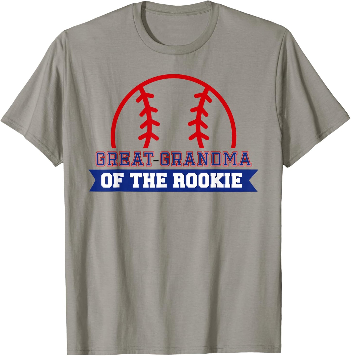 Great-Grandma of Rookie 1st Birthday Baseball Theme Matching T-Shirt - T-Shirt | Sand