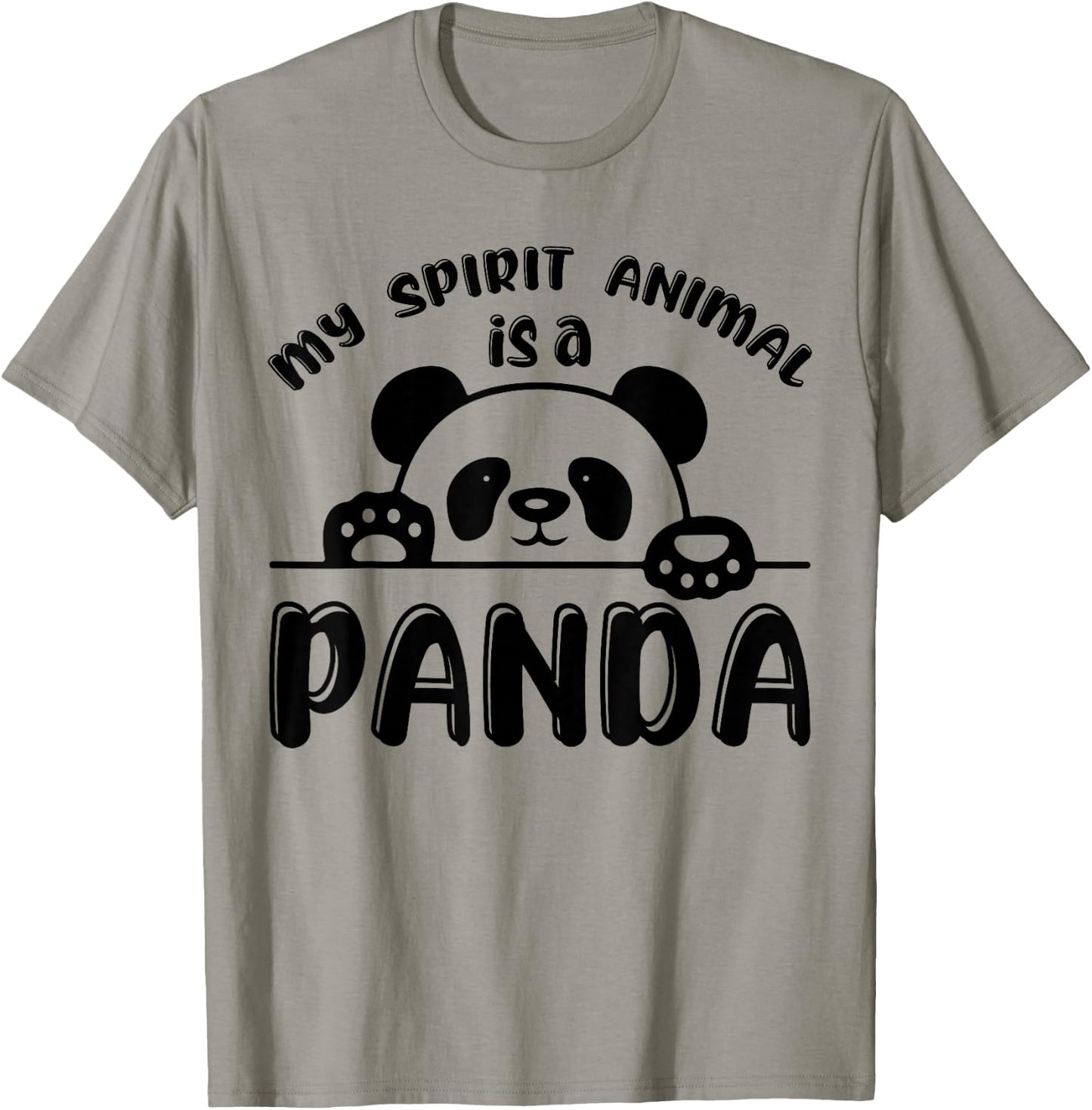 My Spirit Animal Is A Panda T-Shirt - T-Shirt | Sand