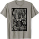 Gym Halloween Funny Retro Zombie Fitness Horror Movie Poster T-Shirt - T-Shirt | Sand