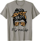 G-MA Leopard Messy Bun Mother's Day for Grandmothers T-Shirt - T-Shirt | Sand
