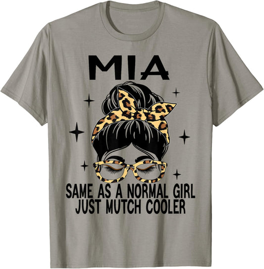 MIA Costume Cute Definition Personalized Name MIA T-Shirt - T-Shirt | Sand