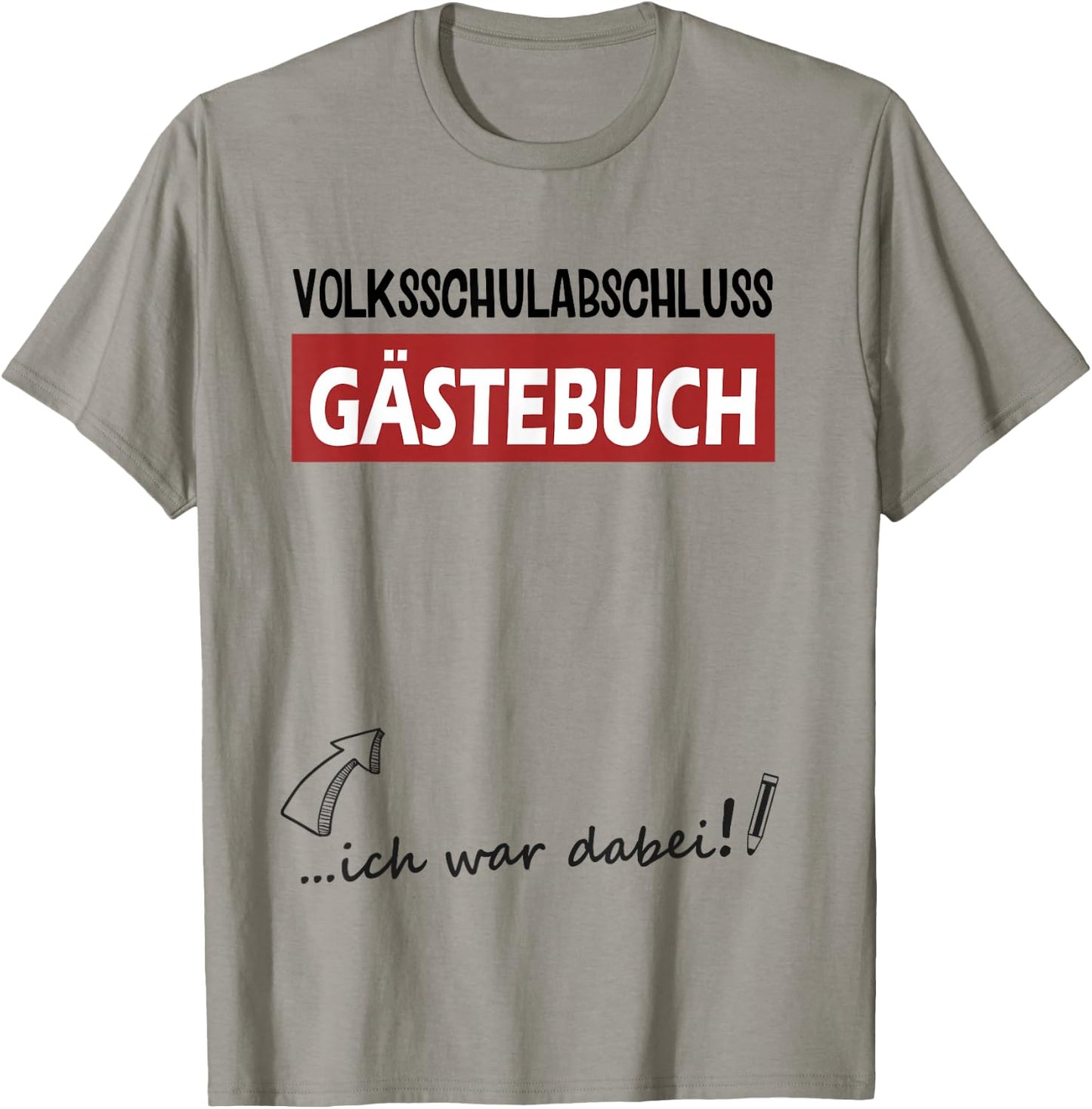 Volksschule Geschafft Volksschulabschluss Gästebuch 4 Klasse T-Shirt - T-Shirt | Sand