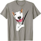 Bull Terrier Dog Bull Terrier T-Shirt - T-Shirt | Sand