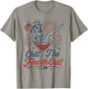 Chill The Fourth Out Funny 4th Of July Girl Martini Glass T-Shirt - T-Shirt | Sand