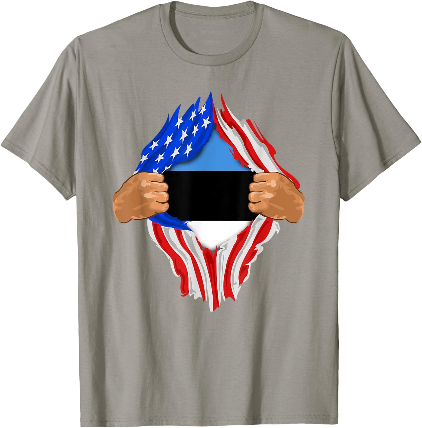 Estonian Blood Inside Me | Estonia Flag Gift T-Shirt - T-Shirt | Sand