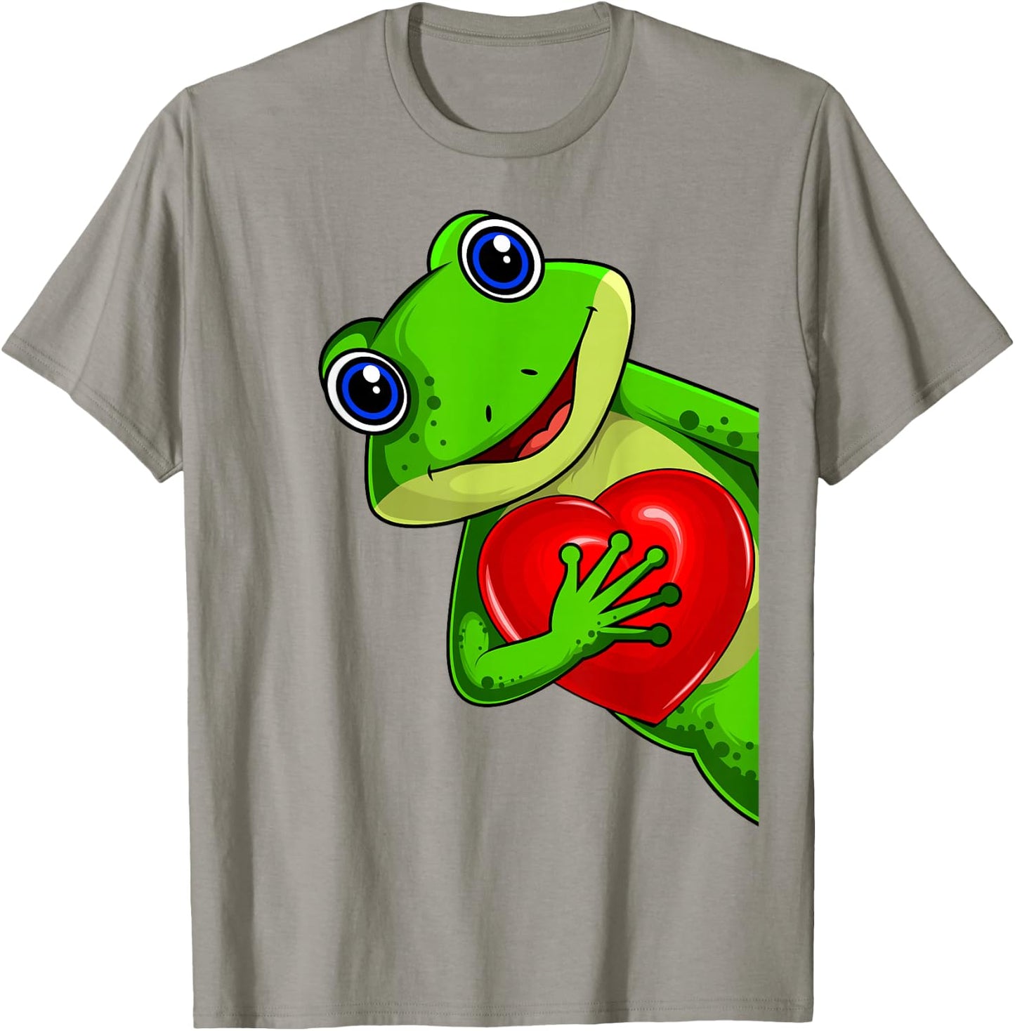 Frog Women's Girls' Children's Frog , Green T-Shirt - T-Shirt | Sand