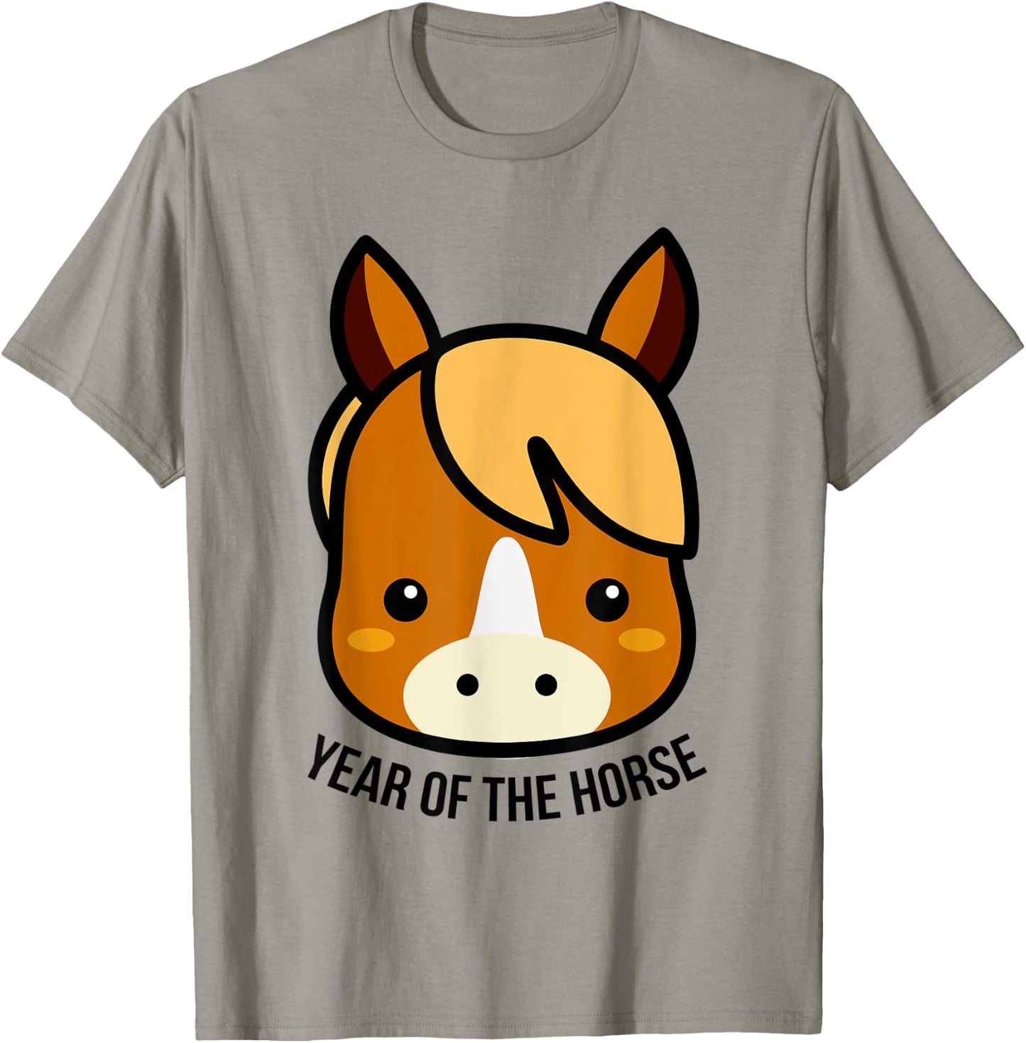 Chinese Zodiac Horoscope Kids Animal Year of the Horse T-Shirt - T-Shirt | Sand