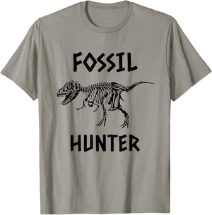 Fossil Hunter Dinosaur T Shirt T-Shirt - T-Shirt | Sand