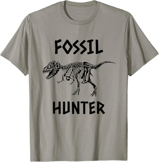 Fossil Hunter Dinosaur T Shirt T-Shirt - T-Shirt | Sand
