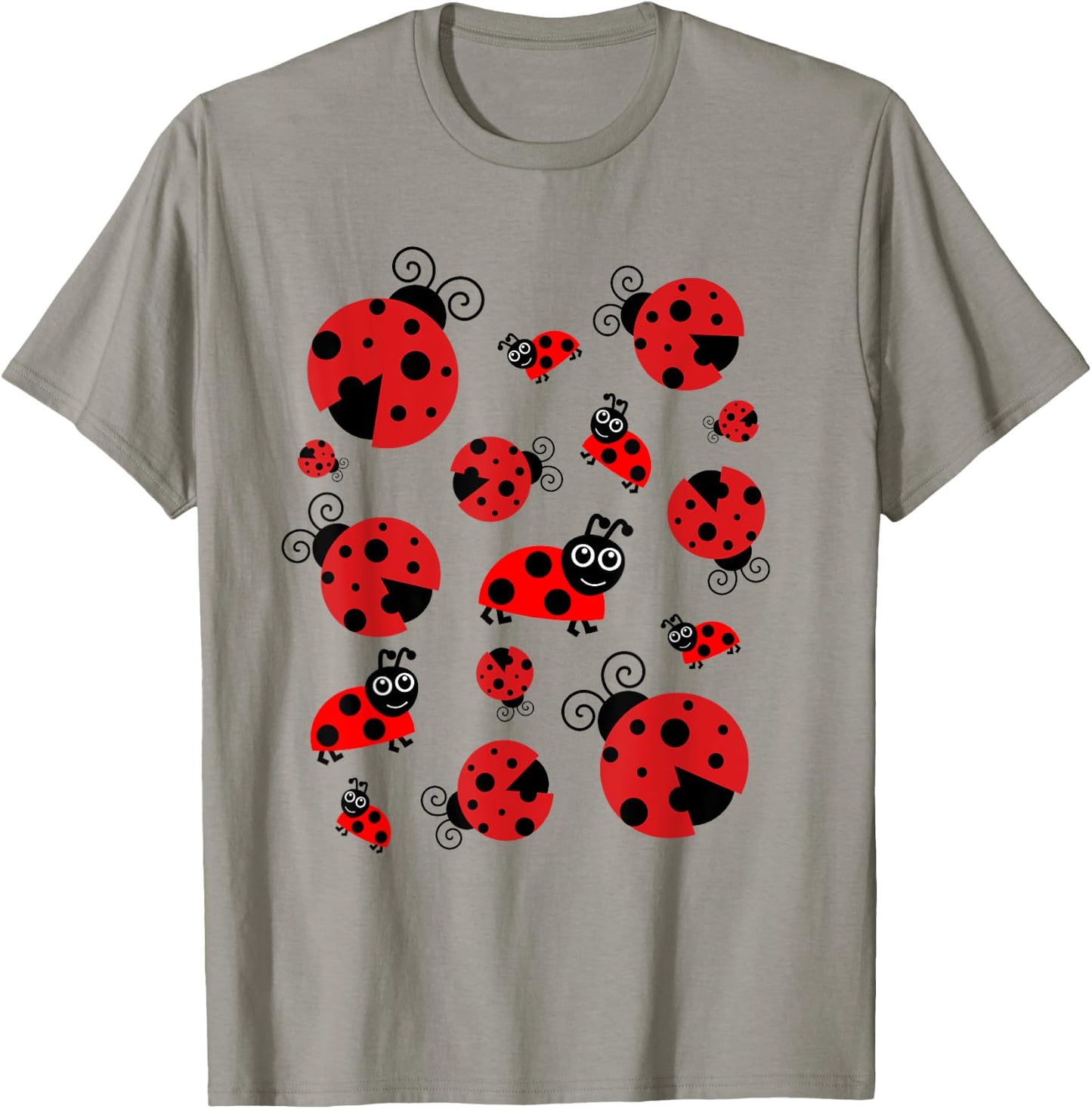 Adorable Ladybugs Everywhere Women, Girls, Kids T-Shirt - T-Shirt | Sand
