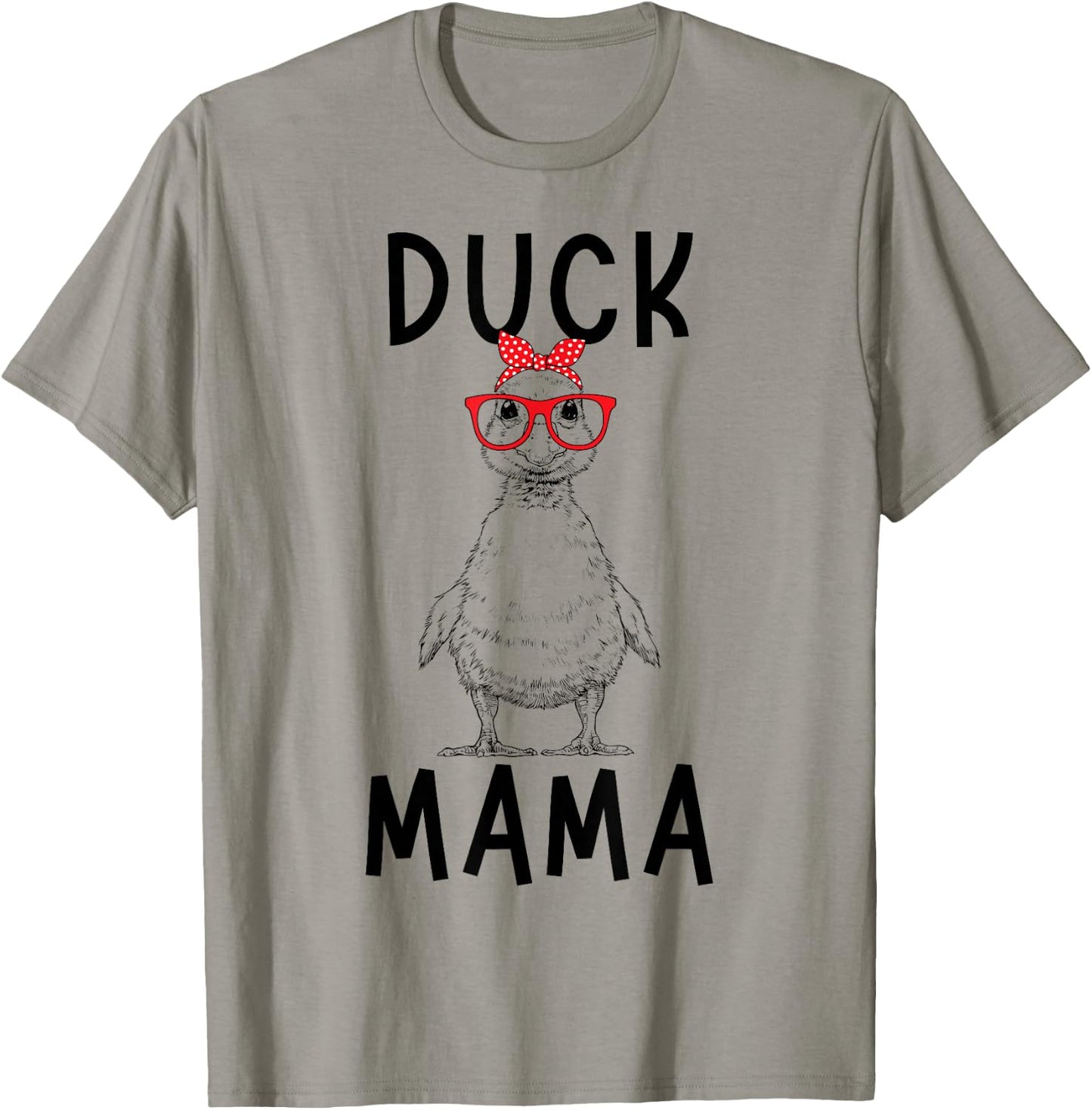 Duck Mama Duck Mom Farm Animal Mother's Day T-Shirt - T-Shirt | Sand