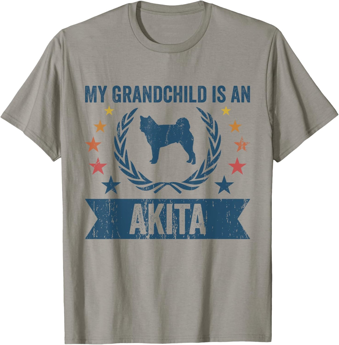 My Grandchild Is A Dog - Grandpa & Grandma Akita Women T-Shirt - T-Shirt | Sand