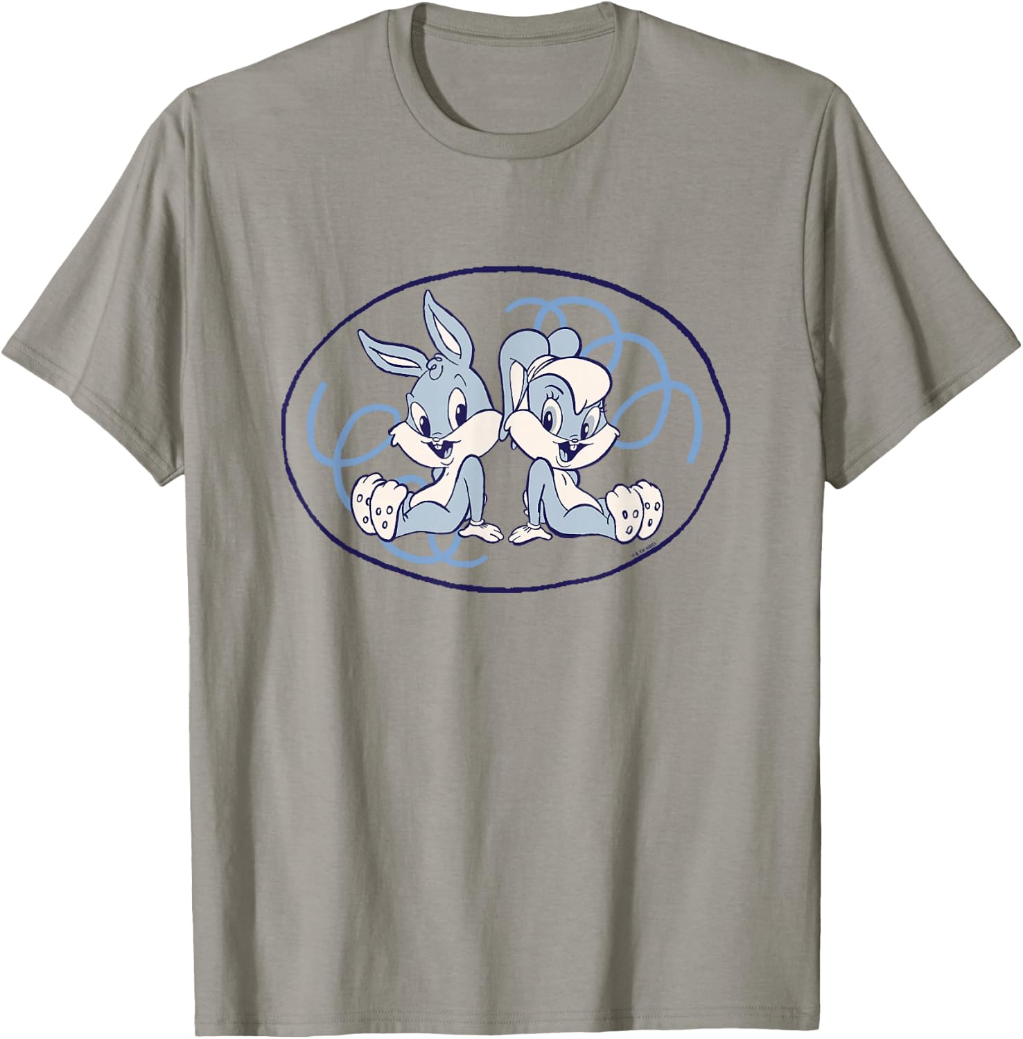 Looney Tunes Babies Bugs & Lola Bunny Cute Logo T-Shirt - T-Shirt | Sand