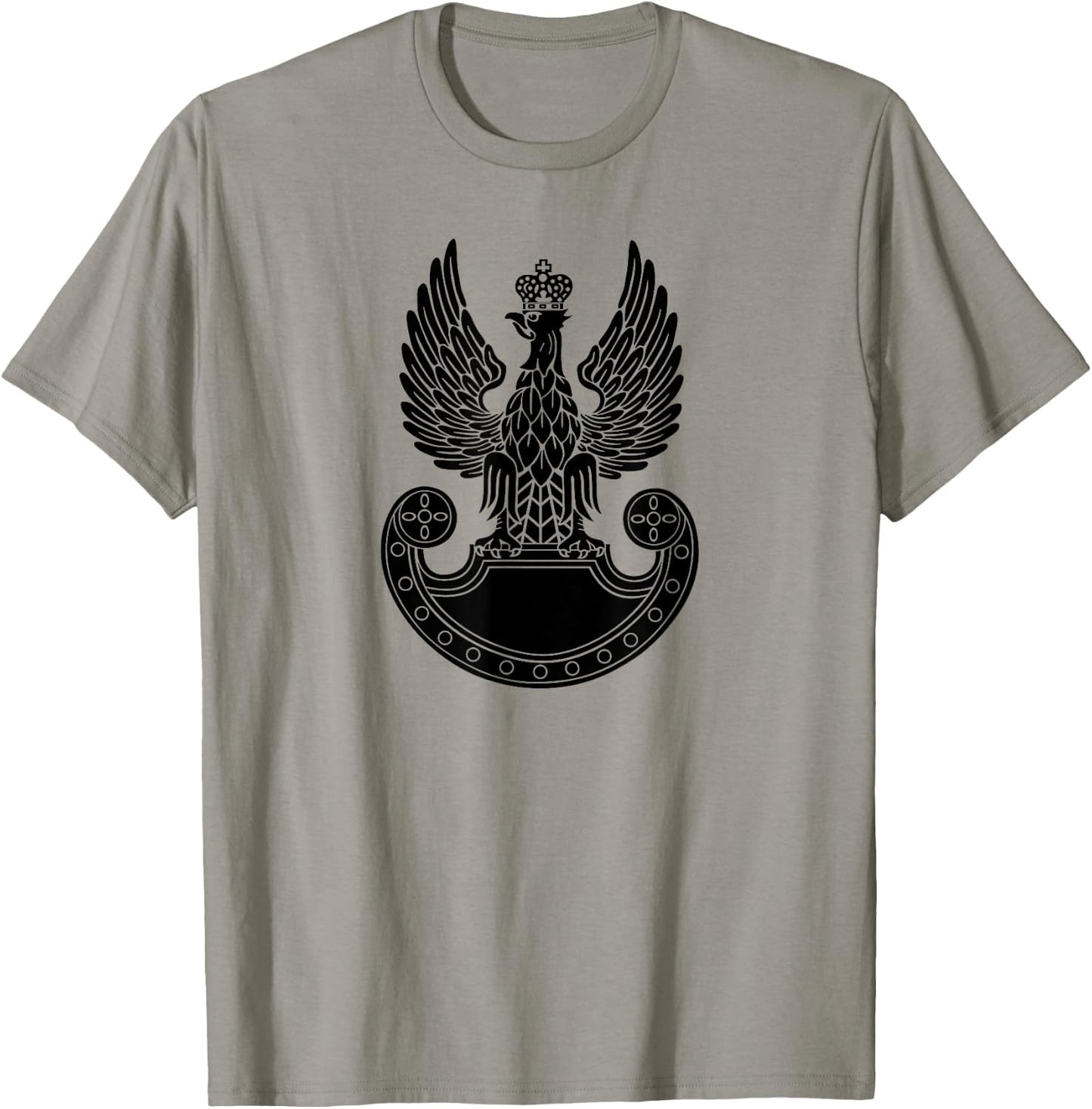 Polish Land Forces Army Poland Armed Forces Military Eagle T-Shirt - T-Shirt | Sand