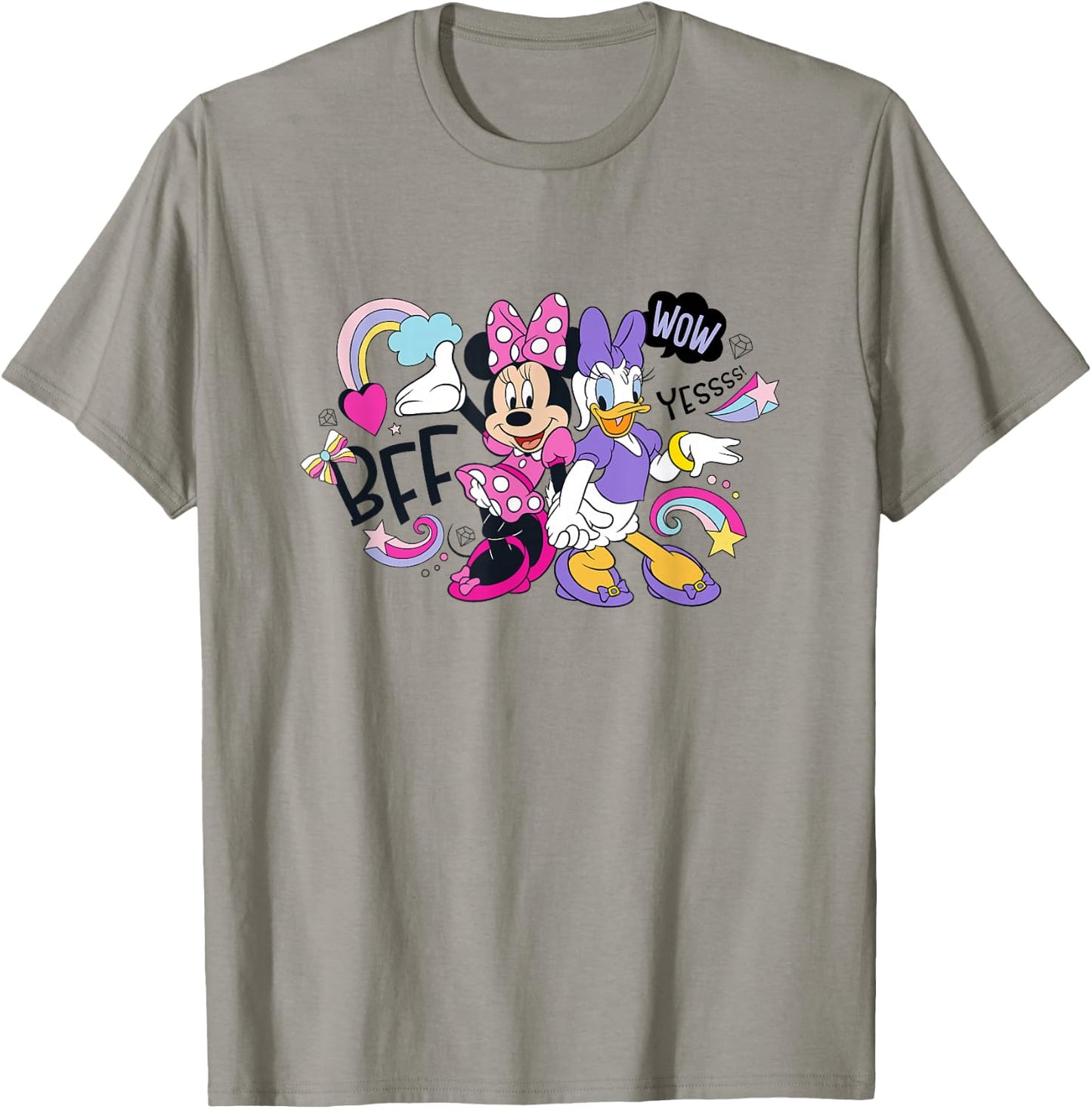 Disney Minnie Mouse & Daisy BFF Icon Jumble T-Shirt - T-Shirt | Sand