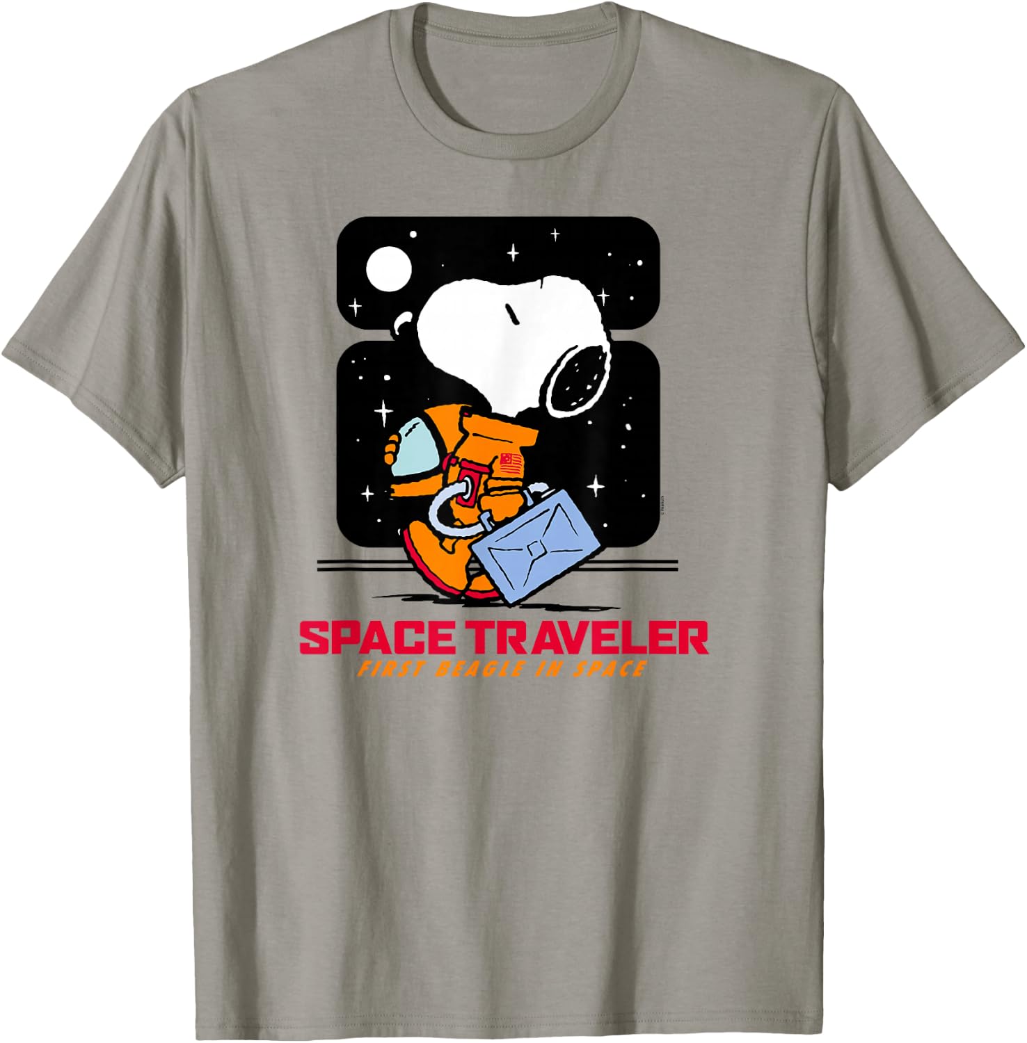 Peanuts Space Traveler Snoopy T-Shirt - T-Shirt | Sand