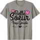 Gift Belle Soeur humour woman Step-Sister awesome , white, S T-Shirt - T-Shirt | Sand