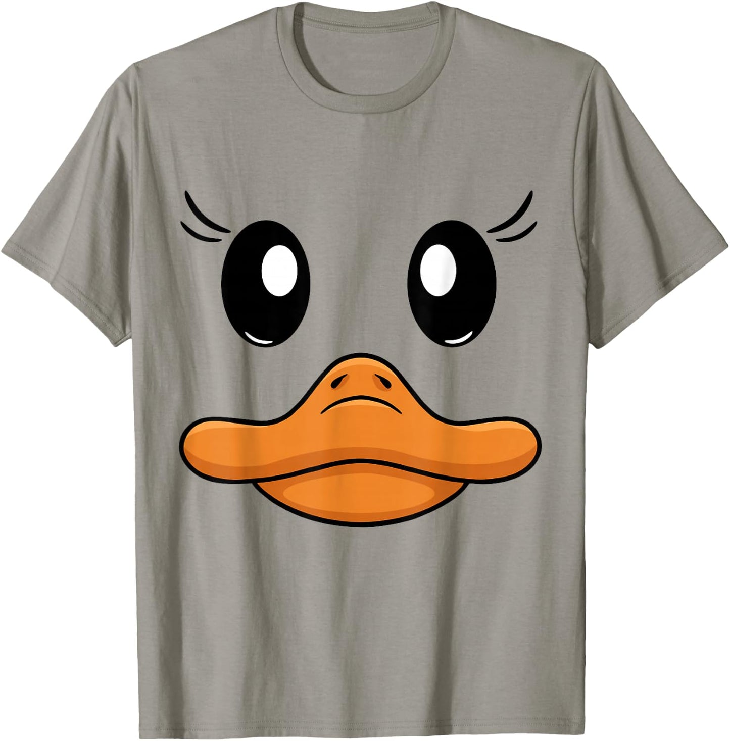 Duck Costume Goose Duck face Duck Beak Funny Animal Costume T-Shirt - T-Shirt | Sand