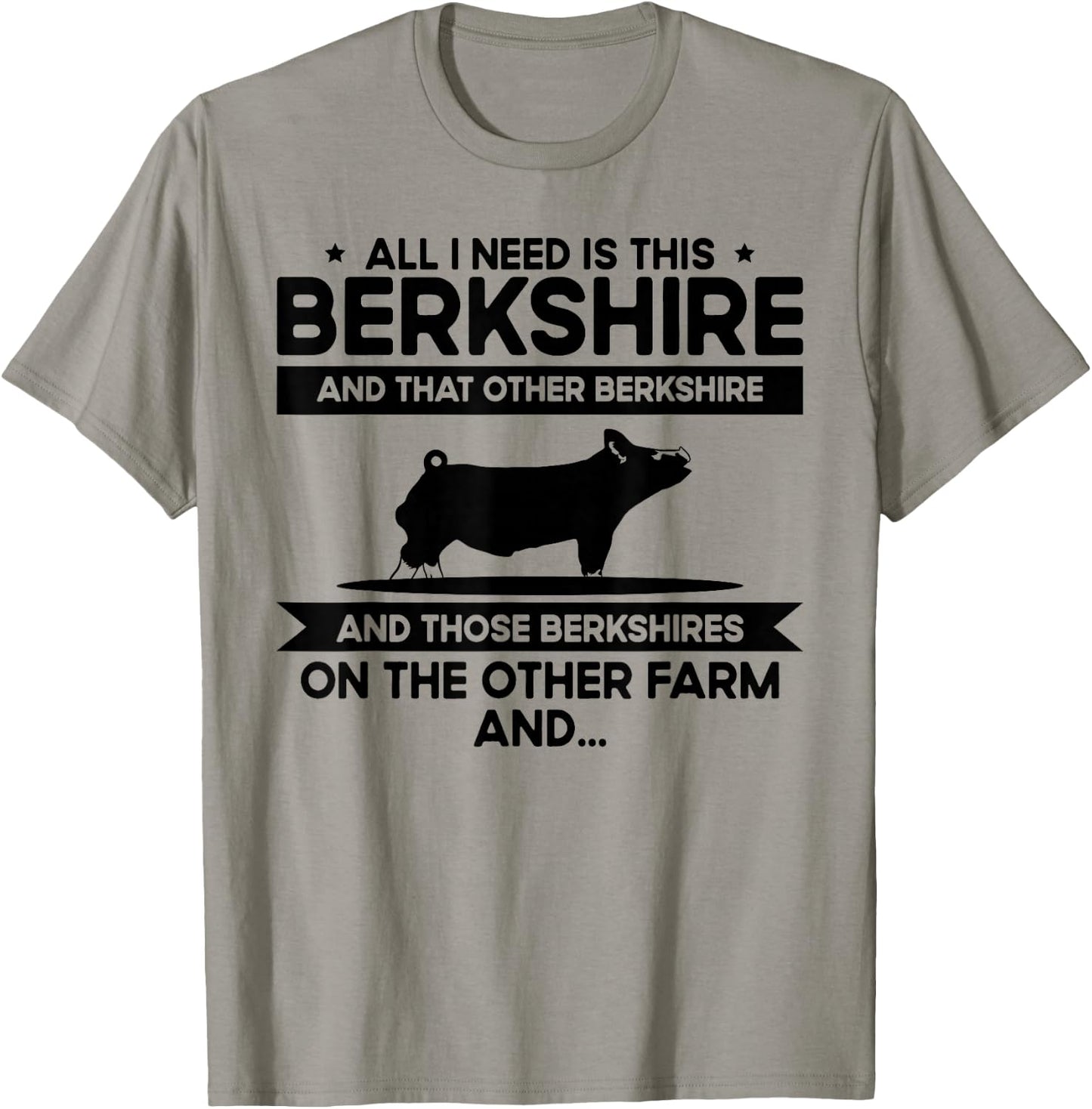 I Need This Pig Breeder Farmer - Berkshire T-Shirt - T-Shirt | Sand