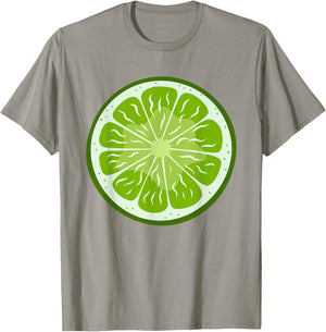 Lime Sliced Fruit Cute Easy Halloween Costume T-Shirt - T-Shirt | Sand