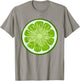 Lime Sliced Fruit Cute Easy Halloween Costume T-Shirt - T-Shirt | Sand