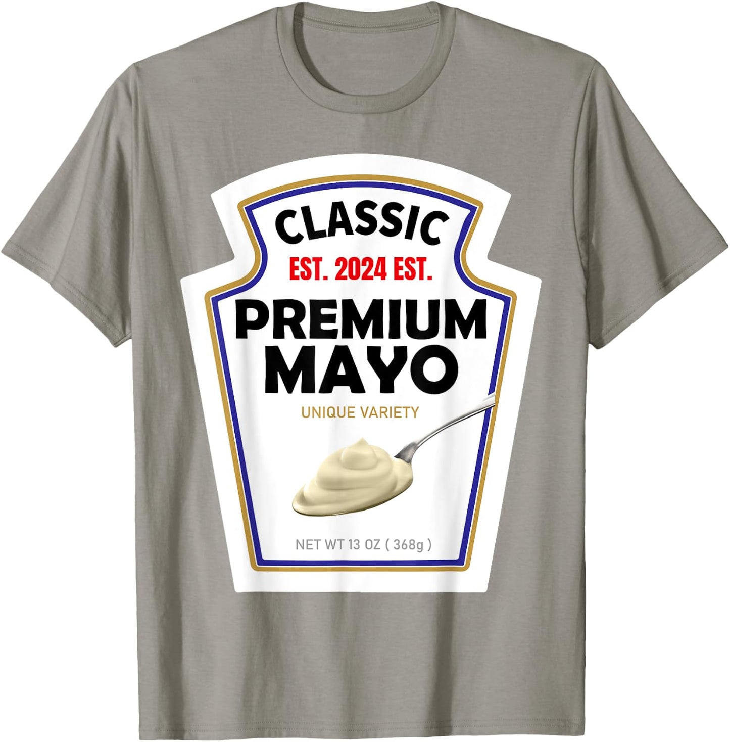 White Mayonnaise DIY Halloween Costume Couples & Group Mayo T-Shirt - T-Shirt | Sand