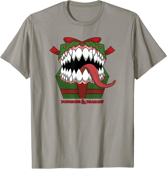 Dungeons & Dragons Christmas Gift Mimic Poster T-Shirt - T-Shirt | Sand