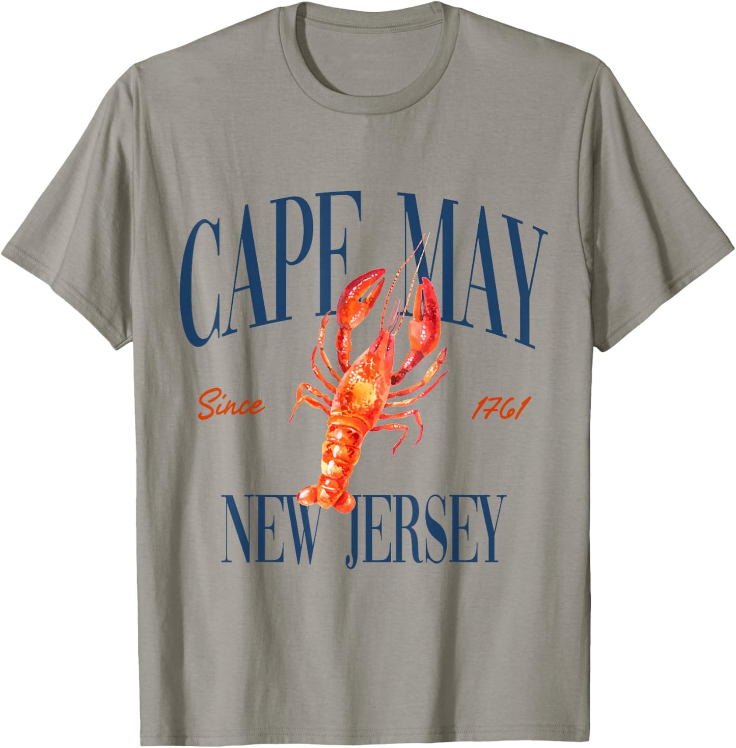 Cape May New Jersey Est. 1761 - Old Money, Aesthetic T-Shirt - T-Shirt | Sand