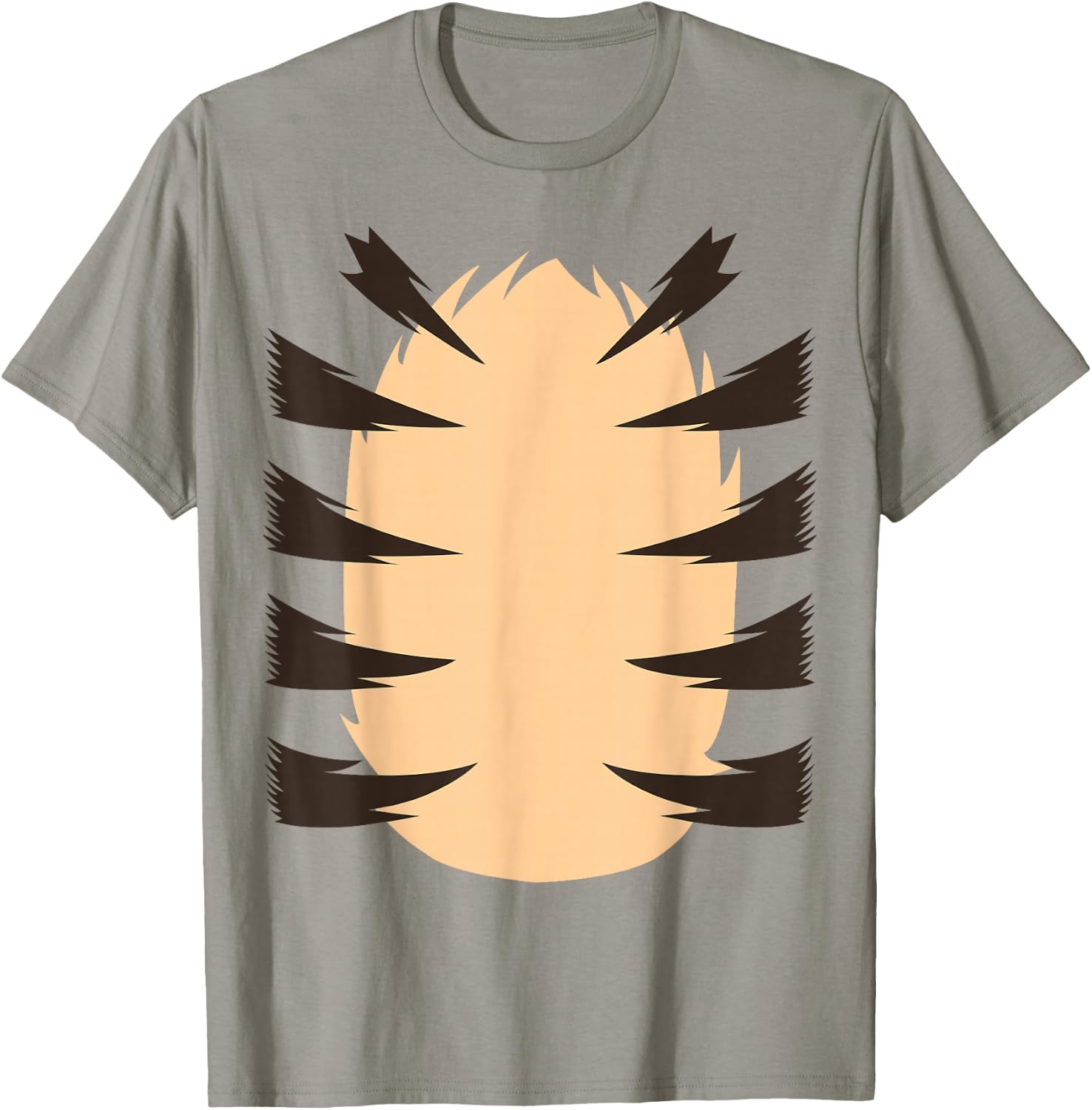 Orange Tiger Easy Halloween Costume Adult Kid Men Women Boy T-Shirt - T-Shirt | Sand