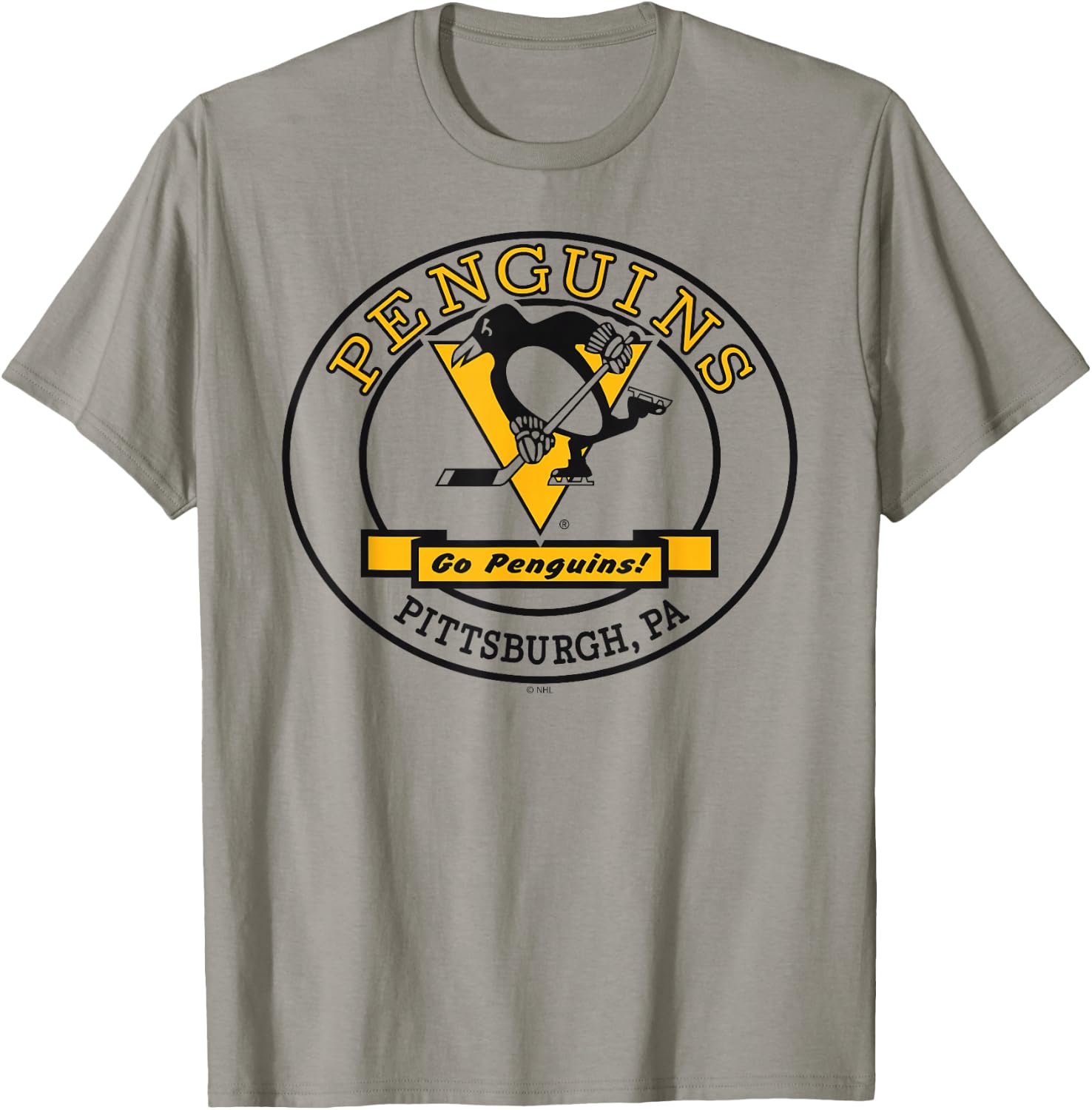 Pittsburgh Penguins Go White Officially Licensed T-Shirt - T-Shirt | Sand