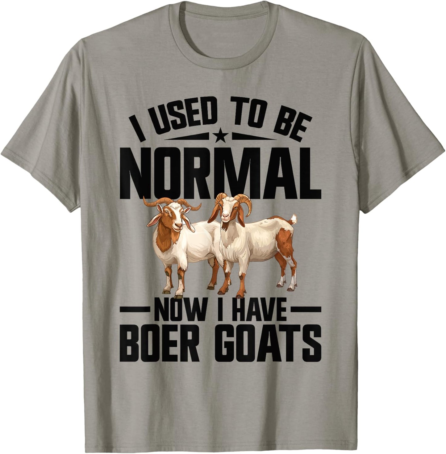 Boer Goat Stuffed Animal Goat Owner Costume Plush Boer Goat T-Shirt - T-Shirt | Sand