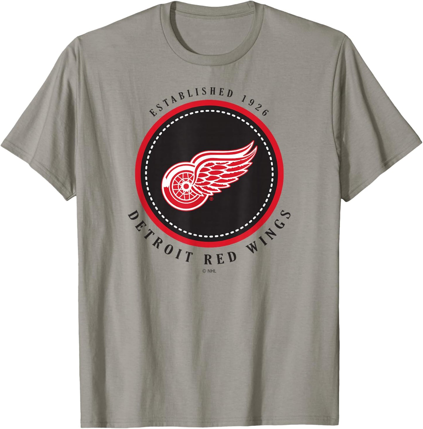 Detroit Red Wings Est 1926 Gray Officially Licensed T-Shirt - T-Shirt | Sand
