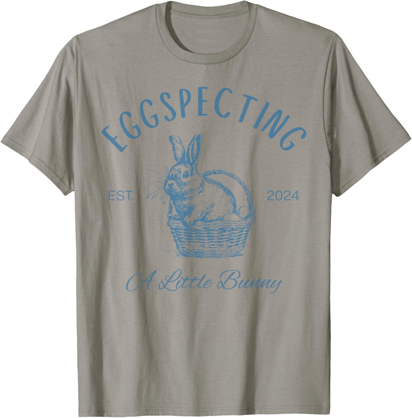Eggspecting A Little Bunny T-Shirt - T-Shirt | Sand