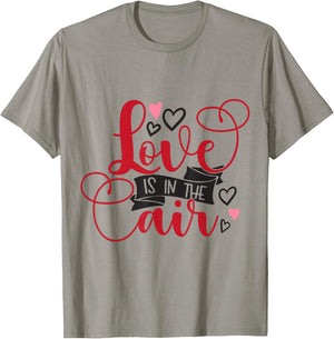Love is In The Air Funny Love Gift Heart , blue, S T-Shirt - T-Shirt | Sand