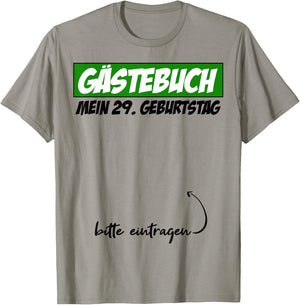 29. Geburtstag Mann Frau 29 Jahre 1997 Deko Lustig Geschenk T-Shirt - T-Shirt | Sand