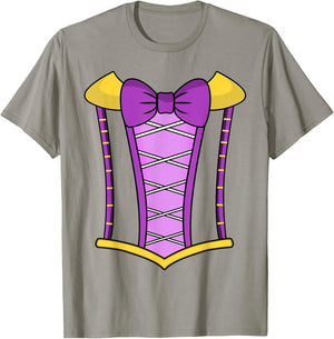 Women Girls Halloween Beautiful Princess Costume T-Shirt - T-Shirt | Sand
