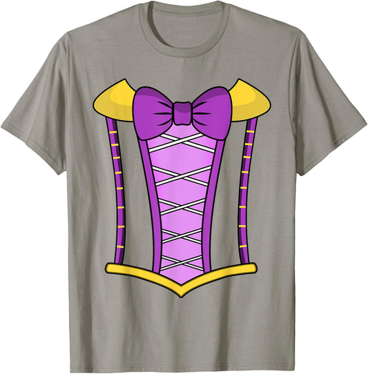 Women Girls Halloween Beautiful Princess Costume T-Shirt - T-Shirt | Sand