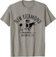 New Richmond Wisconsin USA Retro Cow Vintage Style Design T-Shirt - T-Shirt | Sand