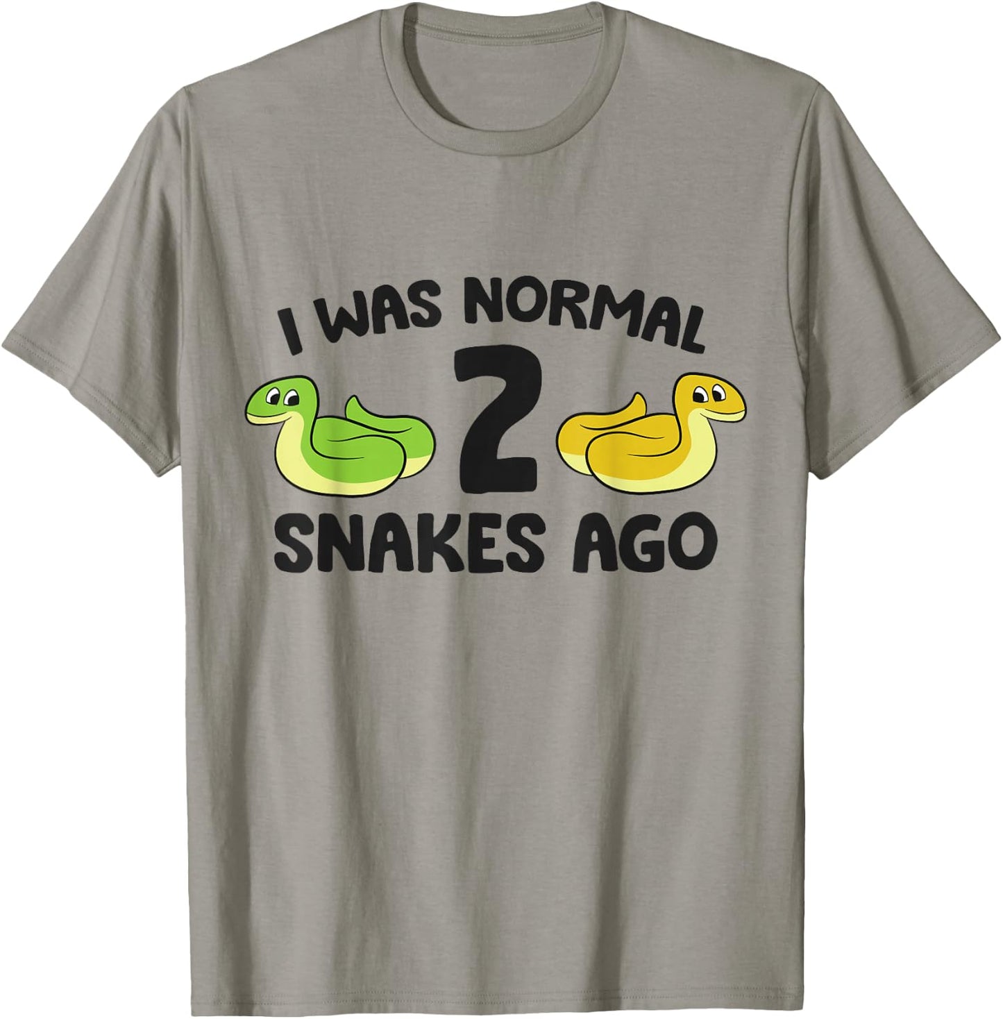 I Was Normal 2 Snakes Ago T-Shirt - T-Shirt | Sand