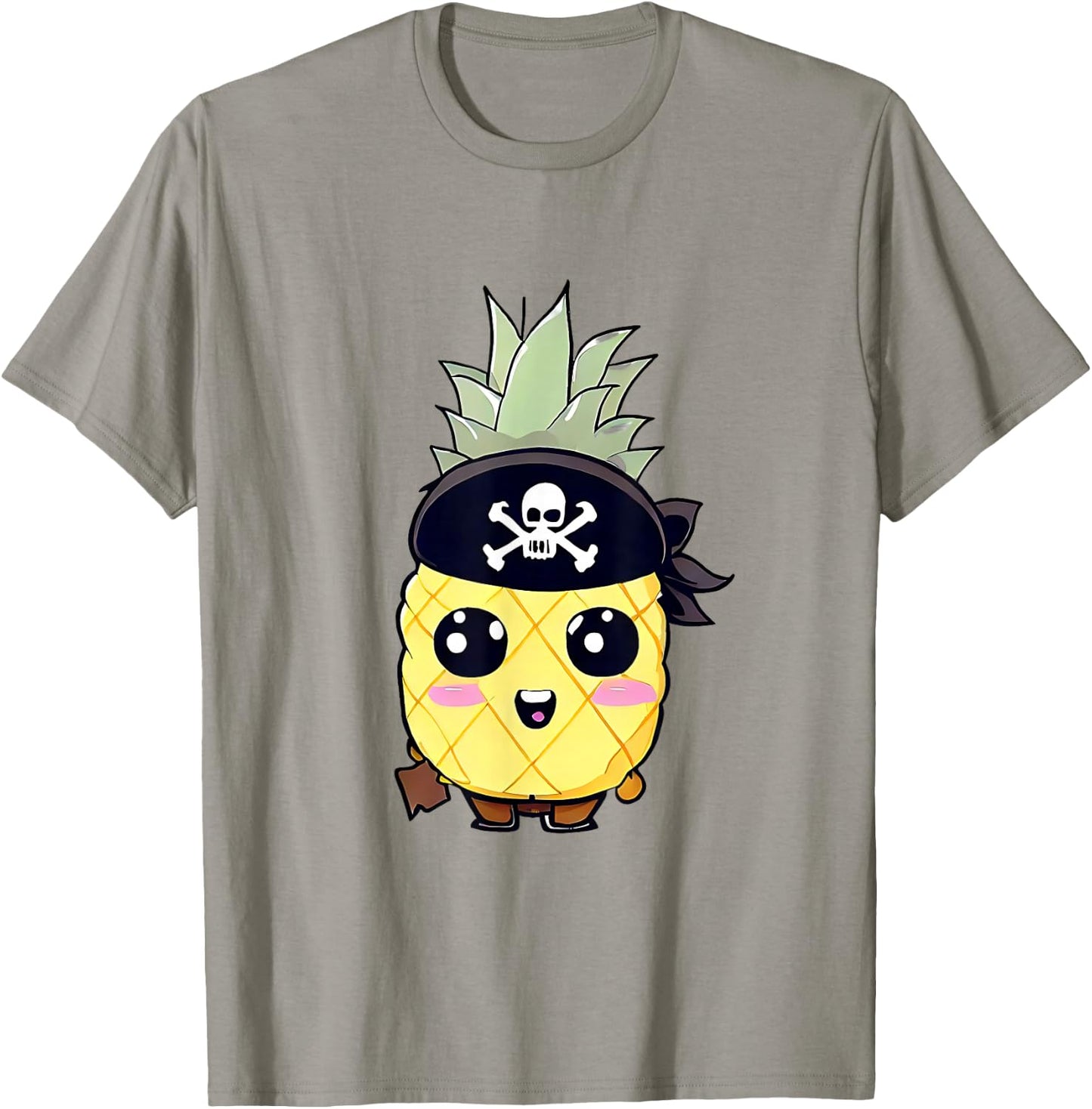 Pirate Pineapple T-Shirt - T-Shirt | Sand