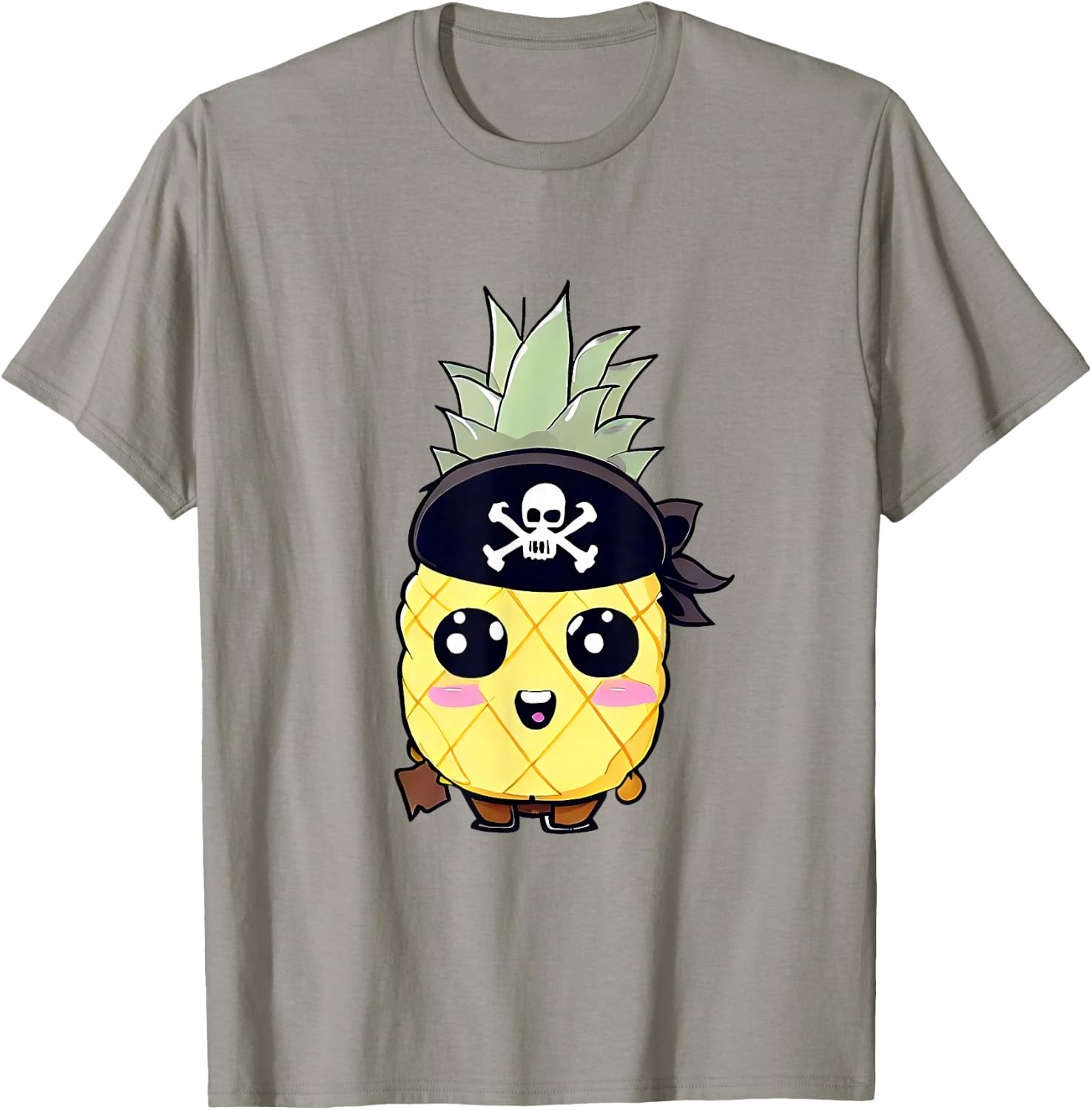 Pirate Pineapple T-Shirt - T-Shirt | Sand