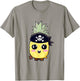Pirate Pineapple T-Shirt - T-Shirt | Sand