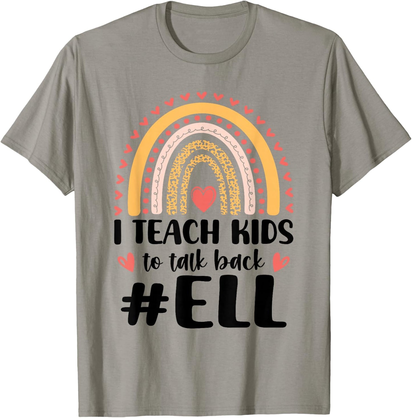 ELL Teacher Outfits for English Language ELL Teacher T-Shirt - T-Shirt | Sand