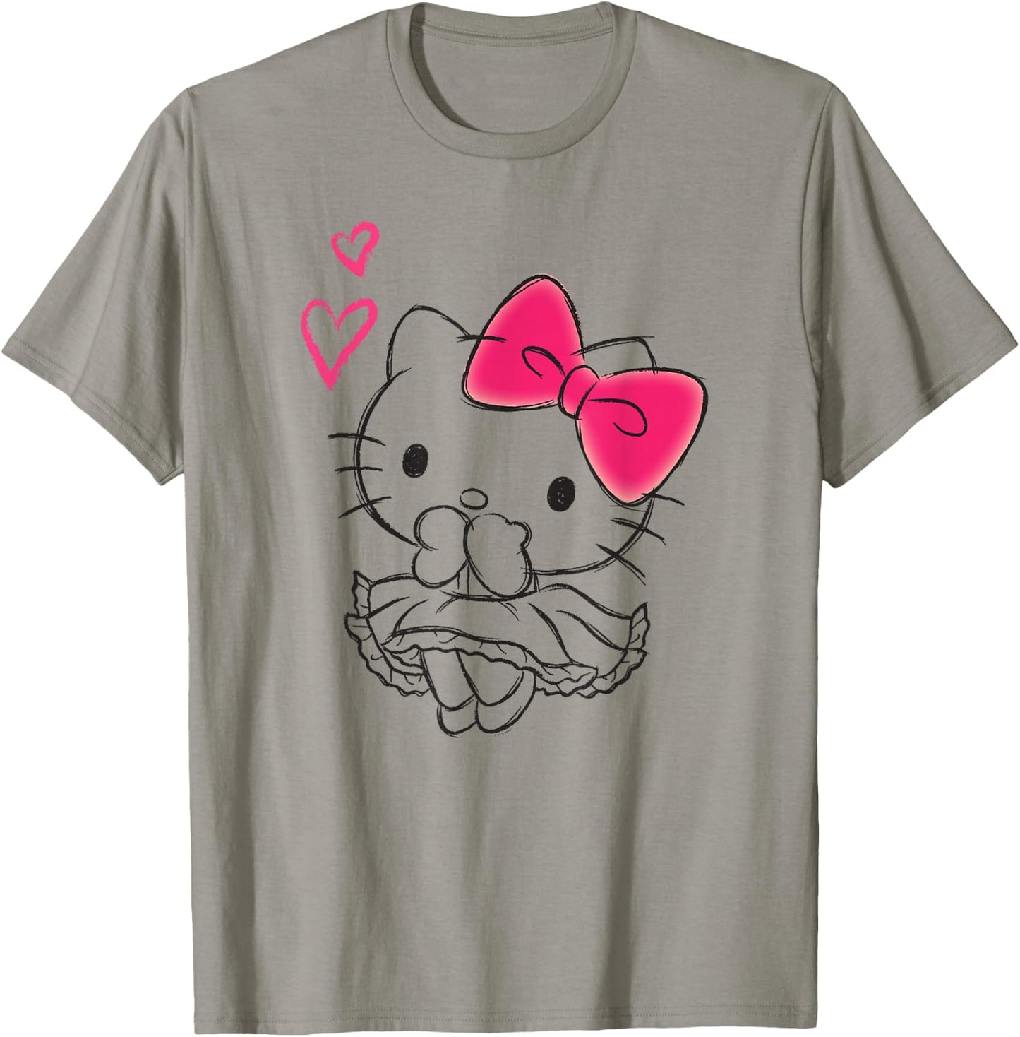 Hello Kitty Girly Hearts Shirt T-Shirt - T-Shirt | Sand