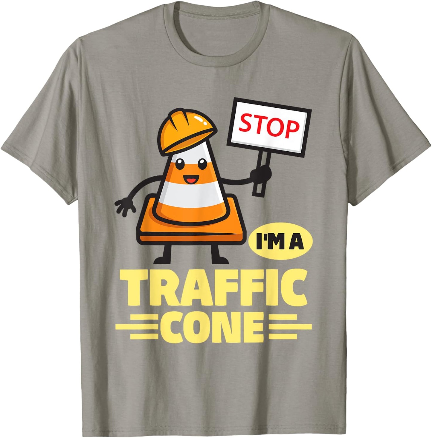 I'm A Traffic Cone Halloween Costume T-Shirt - T-Shirt | Sand