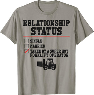 Certified Forklift Truck Operator Girlfriend Vintage T-Shirt - T-Shirt | Sand