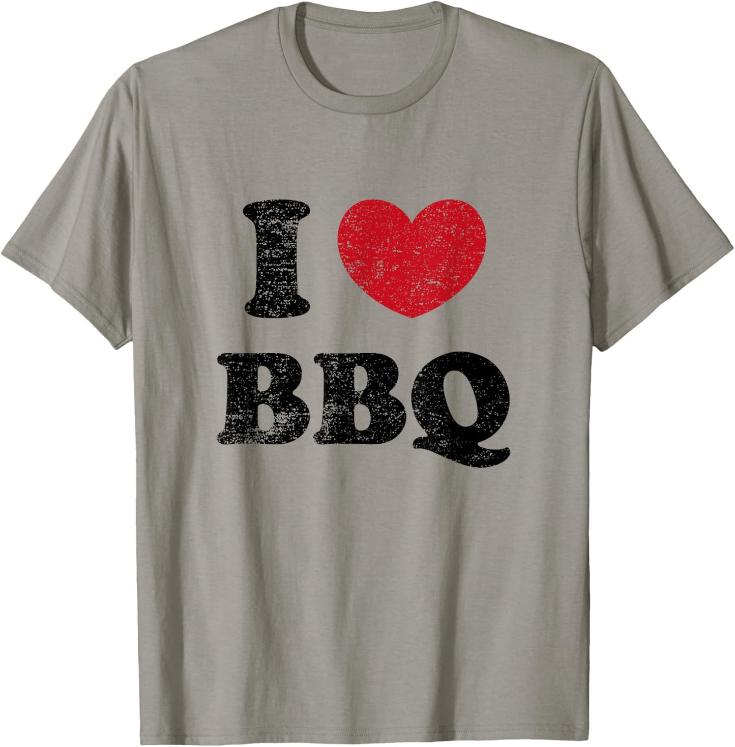 Vintage I Love BBQ T-Shirt - T-Shirt | Sand