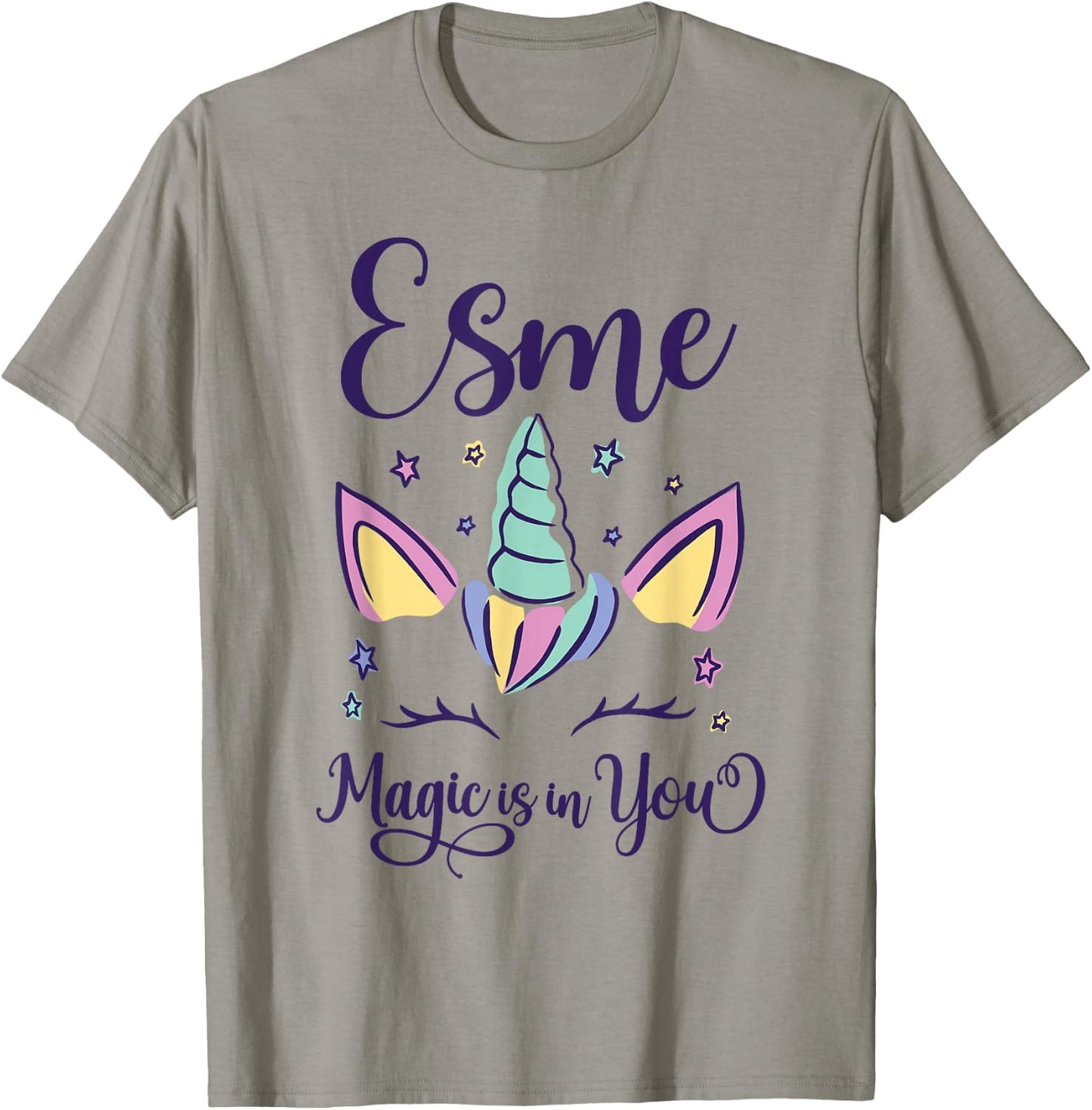 First Name Esme Personalized I Love Esme T-Shirt - T-Shirt | Sand
